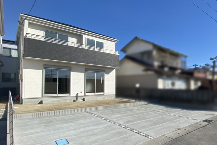 新築建売住宅の外観