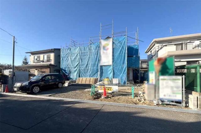 （現地写真）並列駐車3台OK！