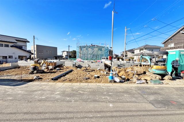 人気のリビング階段に20帖の広々リビング！現地（2025年12月）撮影