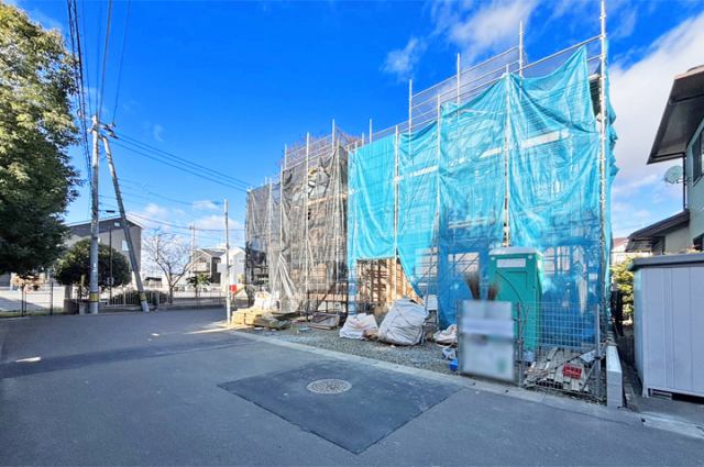 駐車2台OK！前面道6ｍと広々！現地（2026年1月）撮影