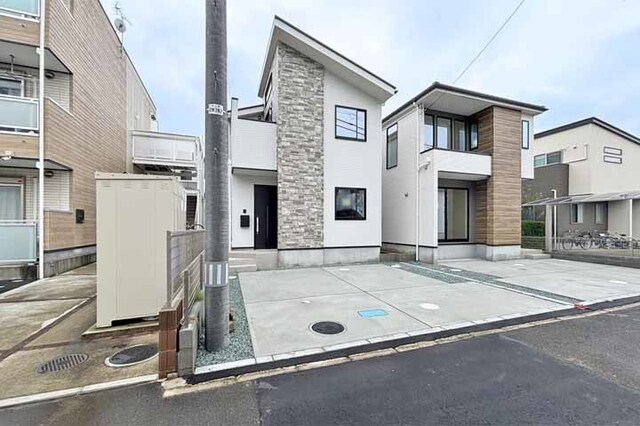 幼稚園や学校、スーパーも徒歩8分内！働くママ・パパに嬉しい立地！現地（2026年7月）撮影