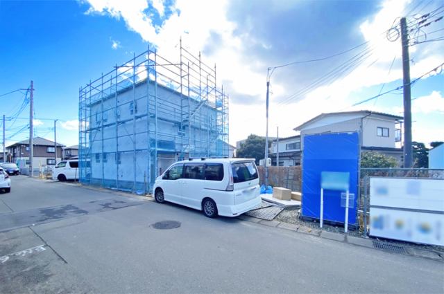 駐車スペース3台！(車種による)現地（2025年12月）撮影